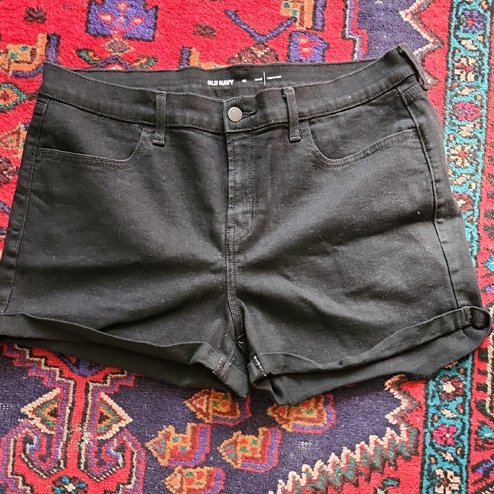Old Navy Black Women's Denim Shorts